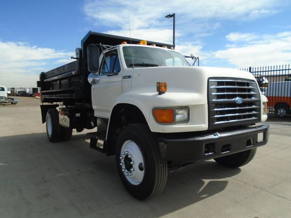 1997 Ford F800 12' Dump Truck 8.3L Cummins Turbo Diesel 75k Miles for sale in Dupont, CO – photo 10