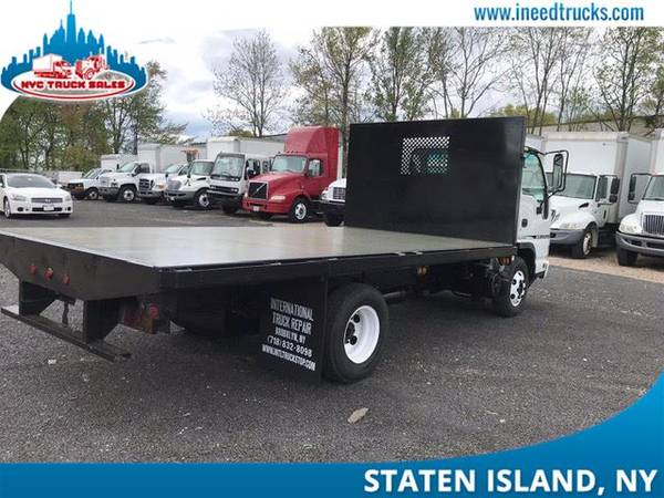 2007 ISUZU NPR 14' FEET FLATBED TRUCK DIESEL AUTOMATIC-new jersey for sale in STATEN ISLAND, NY – photo 5