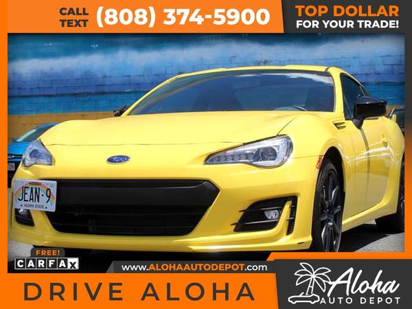 2017 Subaru BRZ SeriesYellow Coupe 2D 2 D 2-D for only 511/mo! for sale in Honolulu, HI