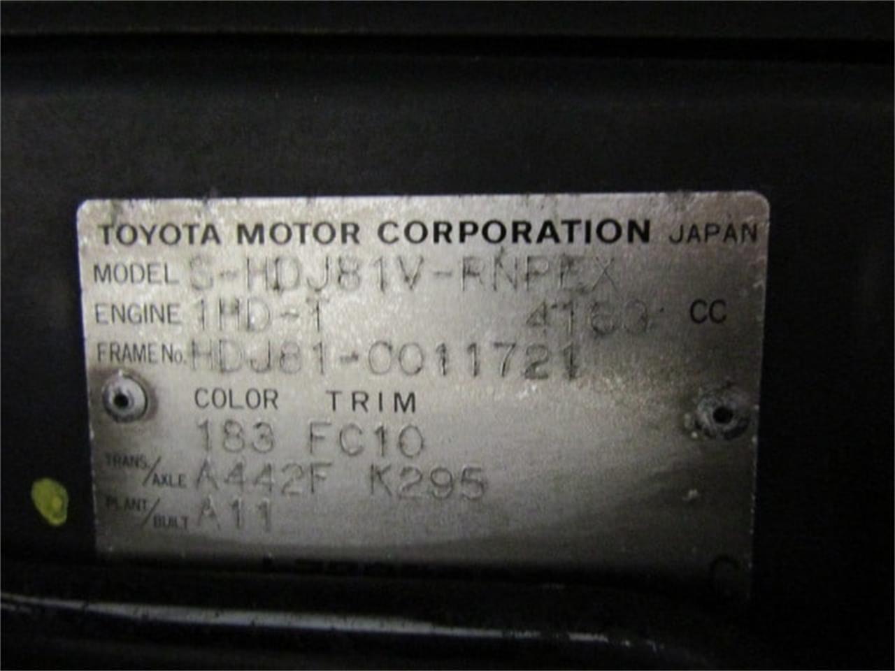 1991 Toyota Land Cruiser FJ for sale in Christiansburg, VA – photo 59