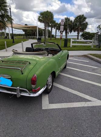 1971 VW Karmann Ghia Convertible SURVIVOR stored since 84 for sale in Safety Harbor, FL – photo 7