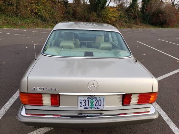 Classic 1989 Mercedes-Benz 420 SEL - cars & trucks - by owner -... for sale in Gladstone, OR – photo 11