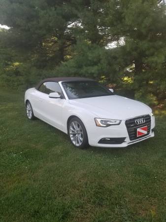 2013 Audi A5 2.0T Cabriolet White with Tan Interior. for sale in Schaefferstown, PA – photo 15