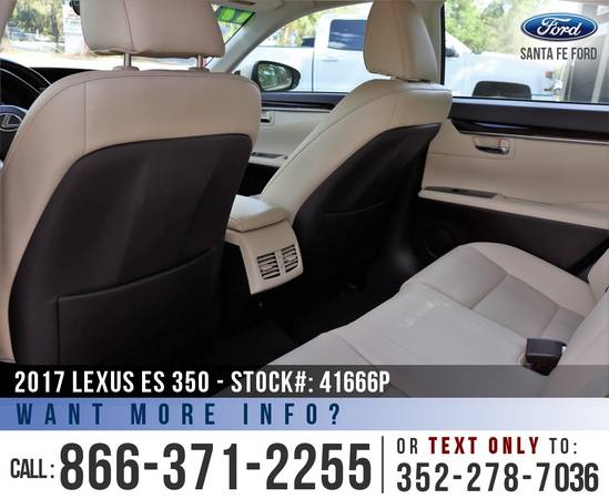 2017 LEXUS ES 350 Sunroof, Bluetooth, Push Button Start for sale in Alachua, FL – photo 18