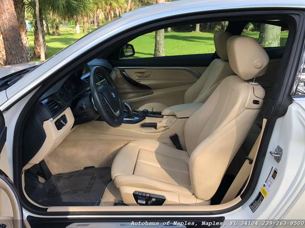 2016 BMW 428i Coupe 49K Miles! White over Beige! Driver assist packa... for sale in Naples, FL – photo 11