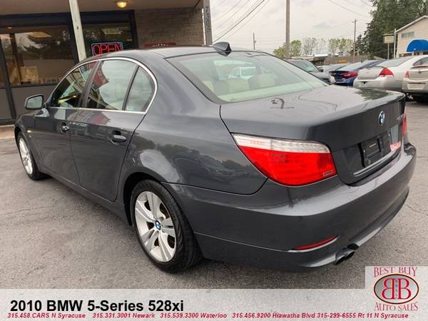 2010 BMW 5-SERIES 528XI! LOADED! SUNROOF! PUSH START! WE DO FINANCING! for sale in N SYRACUSE, NY – photo 5