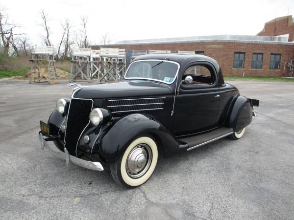 1936 ford 3 window coupe (beautiful classic) - - by for sale in Point Lookout, NY