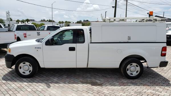 2008 FORD F150 XL, REGULAR CAB, 8 FT BED WITH TOPPER, 4.2 V6 for sale in largo, FL – photo 4