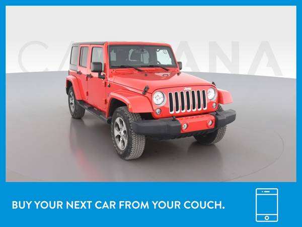 2016 Jeep Wrangler Unlimited Sahara Sport Utility 4D suv Red for sale in El Paso, TX – photo 12