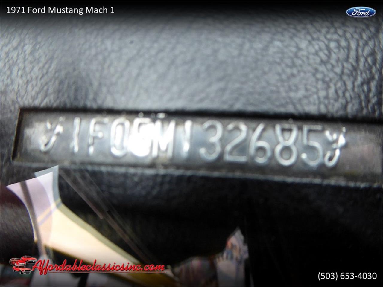 1971 Ford Mustang Mach 1 for sale in Gladstone, OR – photo 36