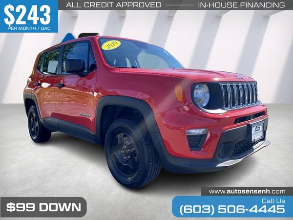 243/mo - 2019 Jeep Renegade Sport - - by dealer for sale in Salem, NH, VT – photo 8