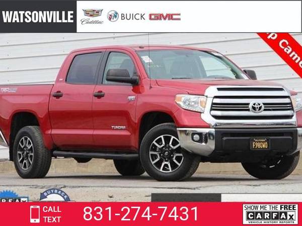 2016 Toyota Tundra 4WD Truck SR5 pickup Radiant Red for sale in Watsonville, CA