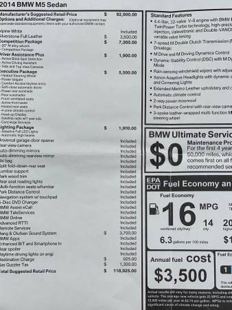 2014 BMW M5 COMPETITION PACKAGE for sale in San Jose, CA – photo 14