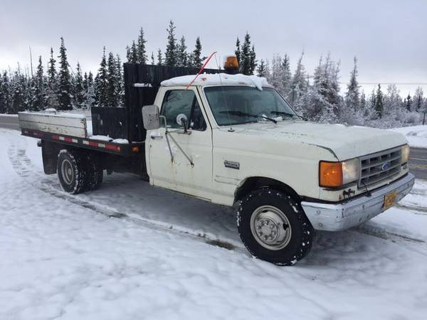 1991 FORD F350 14' FLAT BED DUALLY - Financing Available! for sale in Fairbanks, AK – photo 6