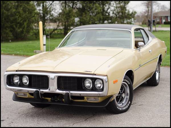 1973 *Dodge* *Charger* *2dr Coupe* BEIGE for sale in Cicero, IN – photo 3