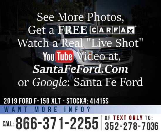 2019 Ford F150 XLT WiFi HotSpot - Tonneau Cover - SYNC for sale in Alachua, GA – photo 7