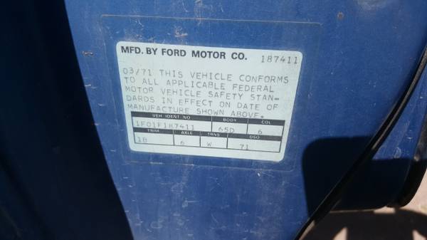 1971 Ford Mustang coupe for sale in Littlerock, CA – photo 4