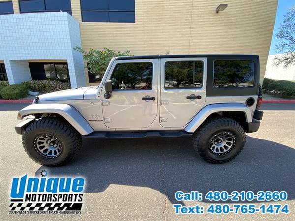 2017 JEEP WRANGLER UNLIMITED SAHARA 4WD 4DR UNIQUE TRUCKS - cars & for sale in Tempe, TX – photo 2