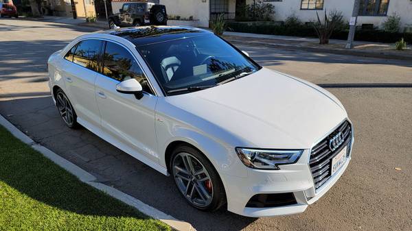 2019 Audi A3 Premium Plus S Line Sedan Black Leather GPS 37k miles for sale in Long Beach, AZ – photo 3