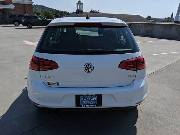 2017 VW Volkswagen Golf 1.8T S 4dr Hatchback 6A hatchback Pure White for sale in Fayetteville, AR – photo 4