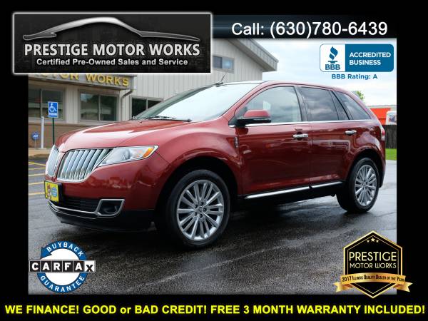 2014 Lincoln MKX 76K MILES! CERTIFIED! WE FINANCE! CLEAN CARFAX! for sale in Naperville, IL