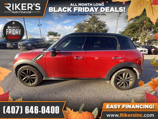 $153/mo - 2013 Mini Cooper S Countryman Base - 100 Approved! - cars... for sale in Kissimmee, FL – photo 3