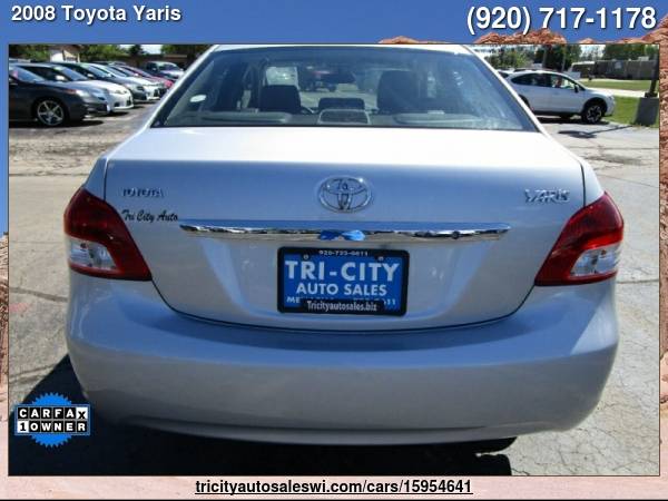 2008 TOYOTA YARIS BASE 4DR SEDAN 4A Family owned since 1971 - cars & for sale in MENASHA, WI – photo 4