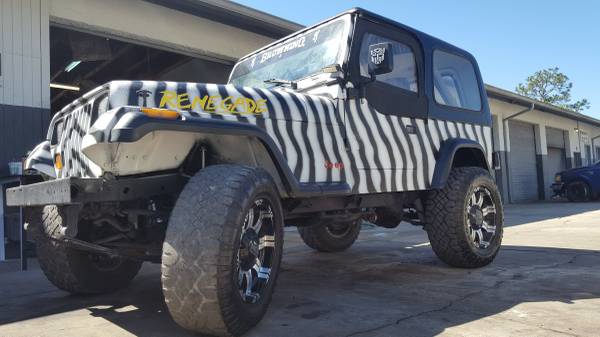 Ready for Summer 1988 Jeep Wrangler YJ clean lifted for sale in Jacksonville, FL – photo 4