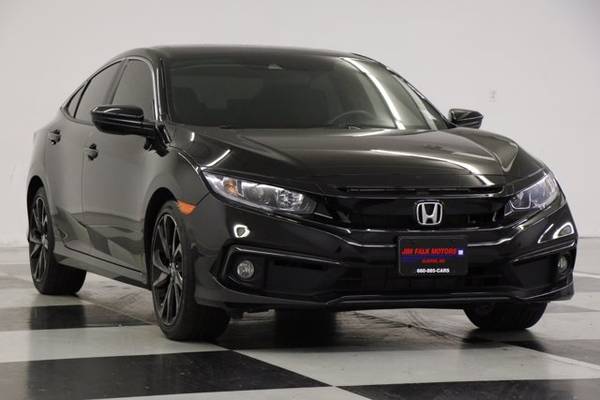 REMOTE START! 37 MPG HWY! 2019 Honda *CIVIC SPORT* Sedan Black... for sale in Clinton, MO – photo 16