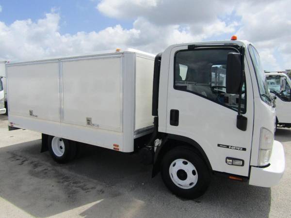2014 Isuzu NPR-HD Dry Box Truck Delivery Truck Cutaway CARGO VANS for sale in Opa-Locka, FL – photo 5