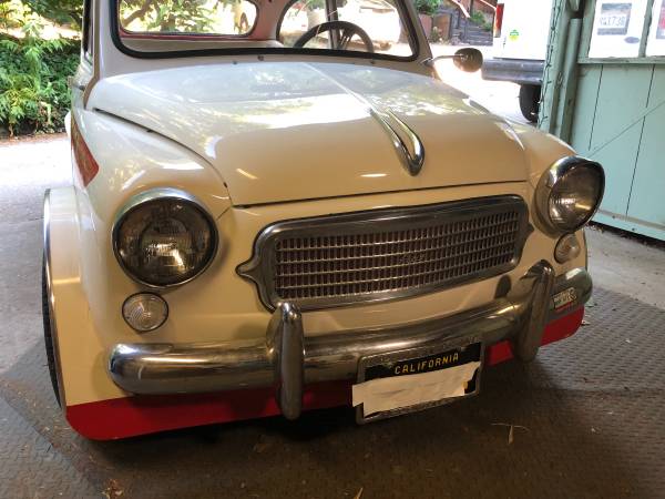 1958 Fiat 600 / Ragtop Custom , Loaded Abarth / Must see ! for sale in Felton, CA – photo 11