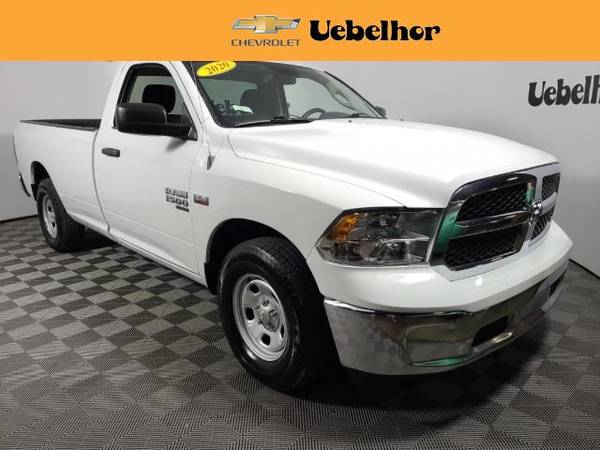 2020 Ram 1500 Classic Tradesman pickup Bright White Clearcoat - cars for sale in Jasper, KY