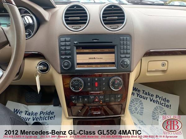 2012 MERCEDES-BENZ GL-CLASS GL550 4MATIC! 4WD! FULLY LOADED! 3RD ROW! for sale in Syracuse, NY – photo 24