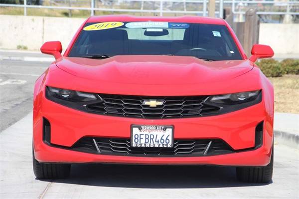 2019 Chevy Chevrolet Camaro 1LT coupe Red Hot for sale in Redwood City, CA – photo 4