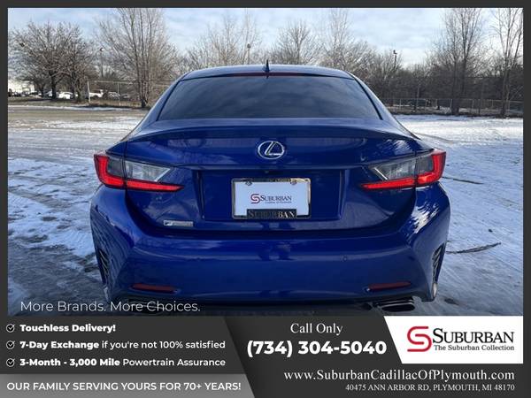 751/mo - 2016 Lexus RC 200t 200 t 200-t - - by dealer for sale in Plymouth, MI – photo 5