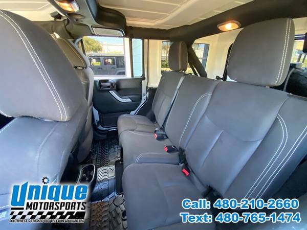 2017 JEEP WRANGLER UNLIMITED SAHARA 4WD 4DR UNIQUE TRUCKS - cars & for sale in Tempe, TX – photo 17