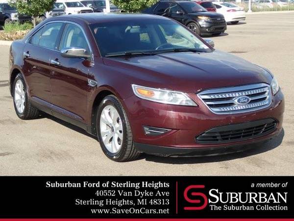 2011 Ford Taurus sedan SEL (Bordeaux Reserve Red Metallic) for sale in Sterling Heights, MI – photo 2