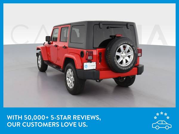2016 Jeep Wrangler Unlimited Sahara Sport Utility 4D suv Red for sale in Westport, NY – photo 6