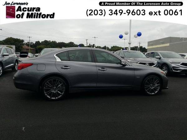 2016 INFINITI Q50 sedan 4dr Sdn 3.0t Red Sport 400 AWD (GRAPHITE... for sale in Milford, CT – photo 2