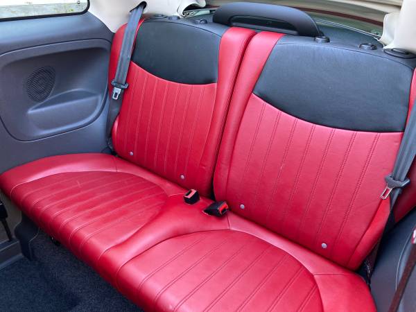 1-Owner! 2012 Fiat 500 Lounge CONVERTIBLE! Blk/Red, Runs/Drives... for sale in Austin, TX – photo 18