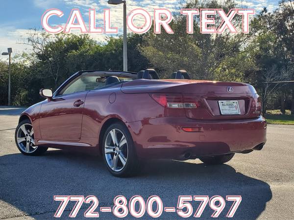 Rare Find 2012 LEXUS IS 250 C Convertible - LOW MILES - cars & for sale in Fort Pierce, FL – photo 6