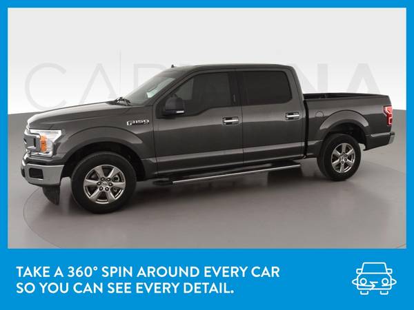 2018 Ford F150 SuperCrew Cab XLT Pickup 4D 5 1/2 ft pickup Gray for sale in Little Rock, AR – photo 3