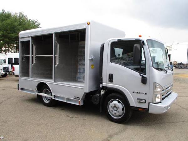 2011 Isuzu NRR 12 BEVERAGE BODY ** SIDE DOOR TRUCK ** - cars &... for sale in south amboy, MA – photo 2