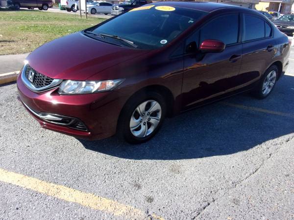 2015 HONDA CIVIC > LX > EXTRA CLEAN > GAS SAVER > DRIVE OFF READY -... for sale in Metairie, LA – photo 2