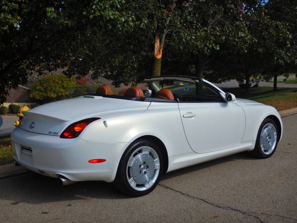 2002 Lexus SC430 Convertible White/Cinnamon 79k miles! - cars & for sale in Verona, PA – photo 3