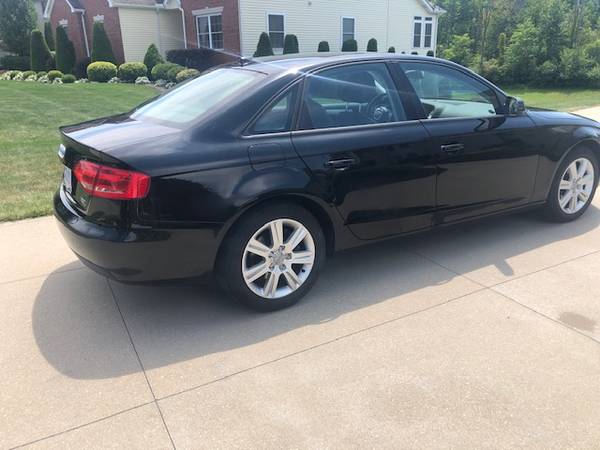 2010 AUDI A4 QUARTO AWD BLACK WITH BLACK LEATHER SUNROOF BACK UP CAMER for sale in BROADVIEW HEIGHTS, OH – photo 4