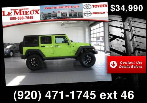 2017 Jeep Wrangler Unlimited Sport for sale in Green Bay, WI