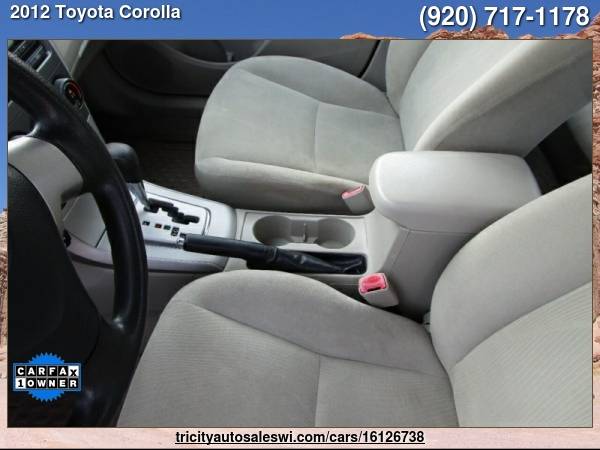 2012 TOYOTA COROLLA LE 4DR SEDAN 4A Family owned since 1971 - cars & for sale in MENASHA, WI – photo 14