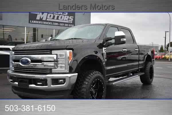 2017 FORD F350 POWER STROKE LARIAT LIFTED DIESEL CREW CAB LOADED for sale in Gresham, OR