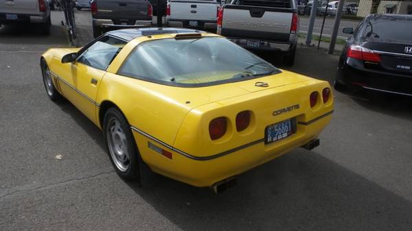 1990 Chevrolet Corvette Glass Top, Yellow, Financing! for sale in Eugene, OR – photo 5